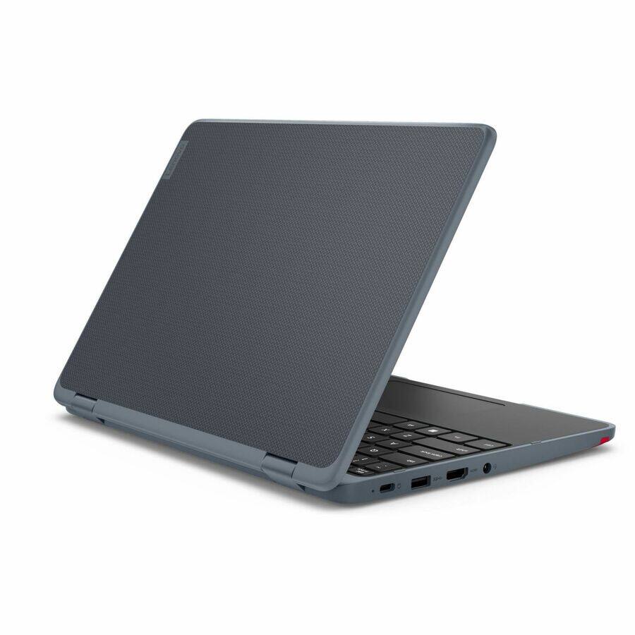 Alt View 4. Lenovo - Lenovo 500w Gen 5 83LH0005US 12.2" Touchscreen Convertible 2 in 1 Notebook - WUXGA - 60 Hz - Intel N-Series N150 - 8 GB - Gray.