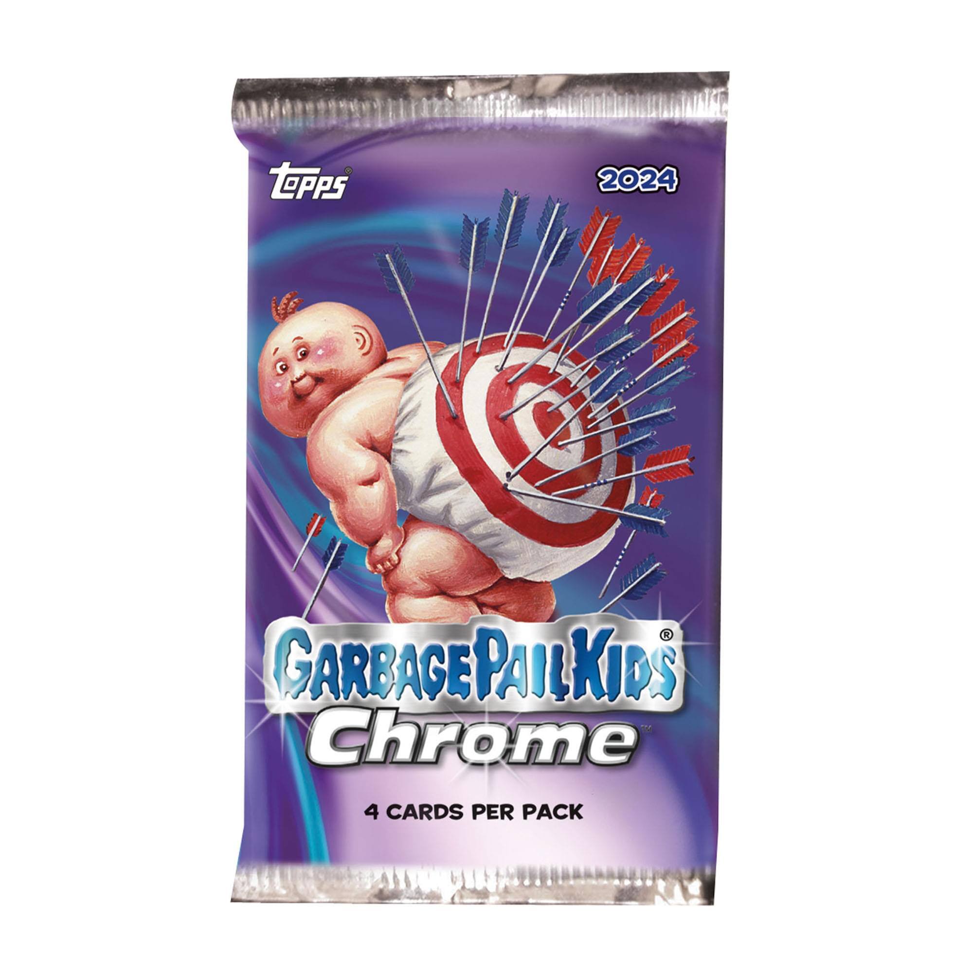 Topps 2024 1 Garbage Pail Kids Chrome 4 Cards Per Pack
