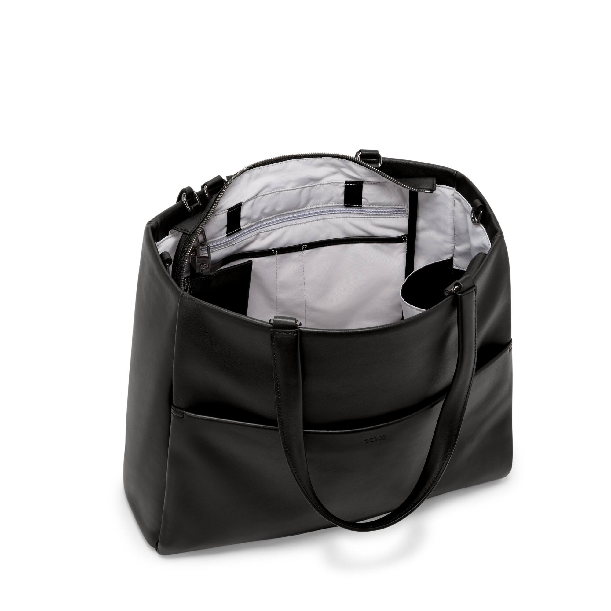 TUMI Voyageur Vail Large Tote Black /GunMetal 152452-T522