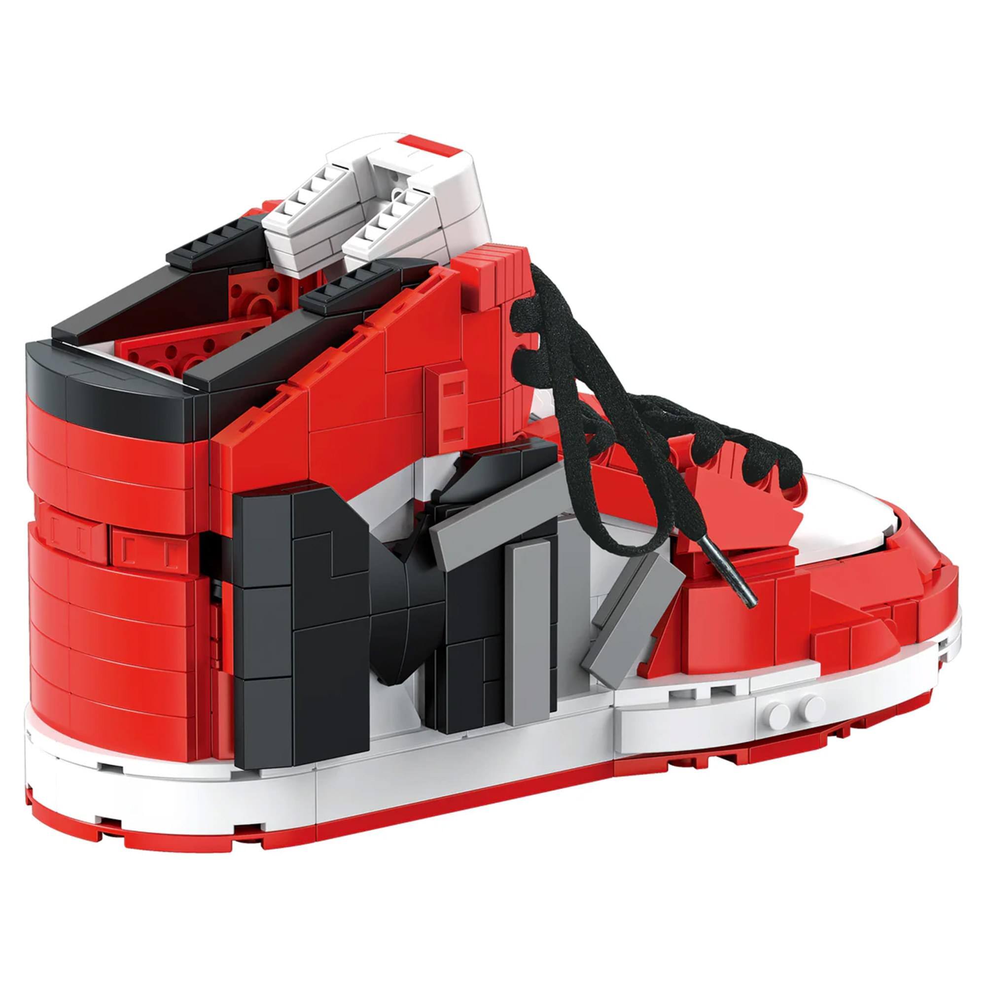 Alt View 10. Brickcraft - MTV Icon Sneaker 561-Piece Brickcraft Building Set - Red.