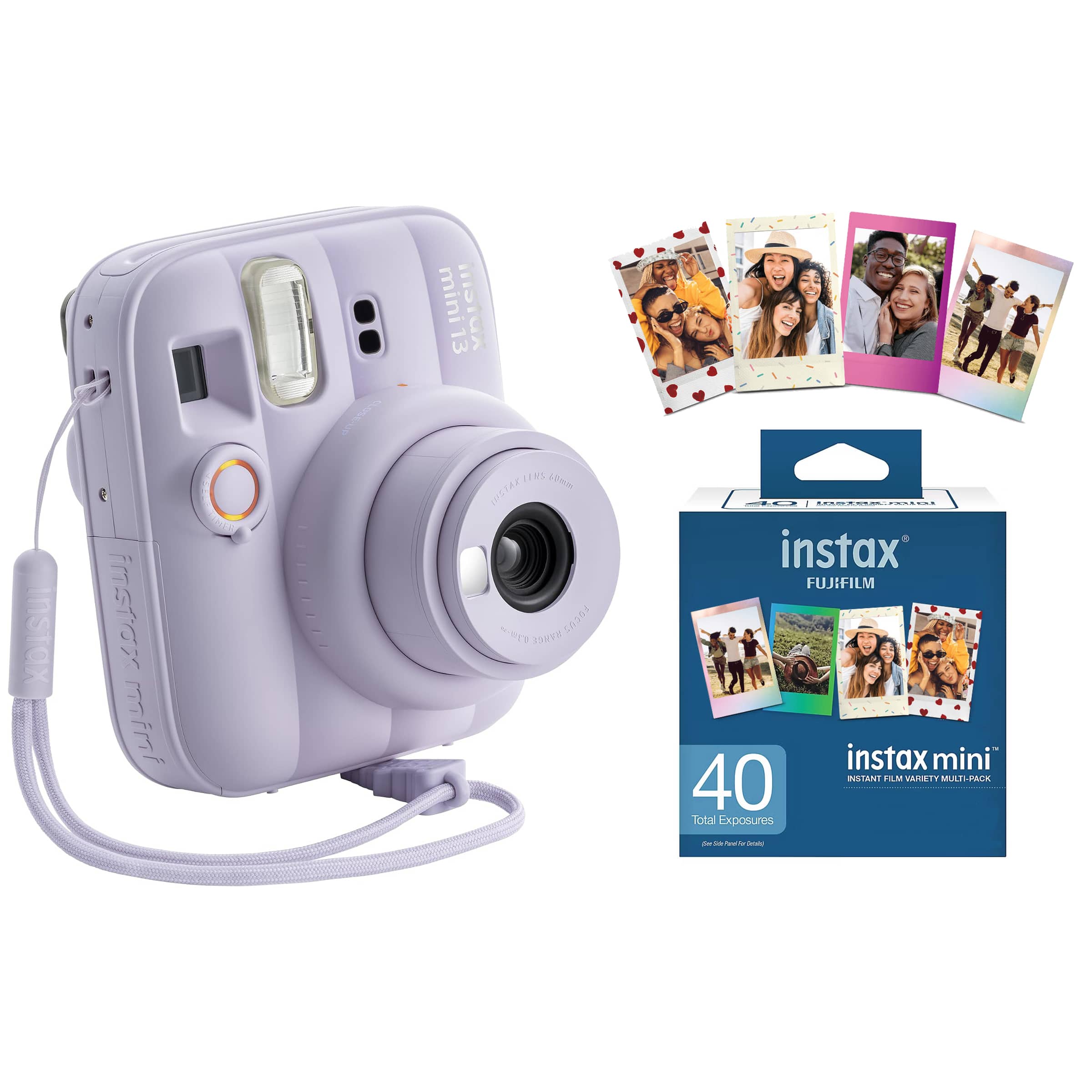 Fujifilm - Instax Mini 13 Instant Film Camera with 40 Count Variety Film Pack - Dreamy Purple price history on PriceWatchPro