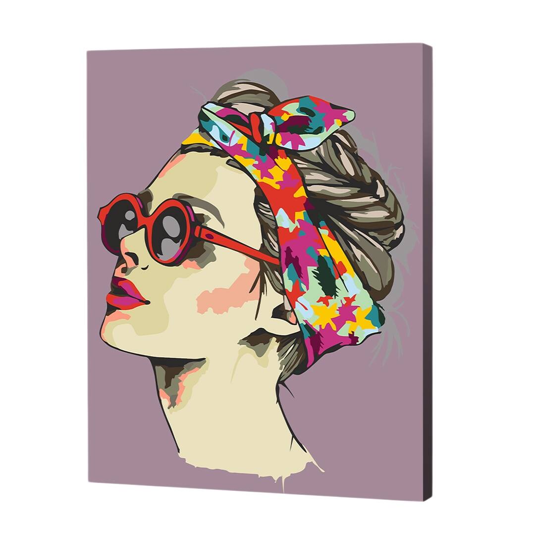 Front. Artwille - Artwille Paint By Number Kit Grace.