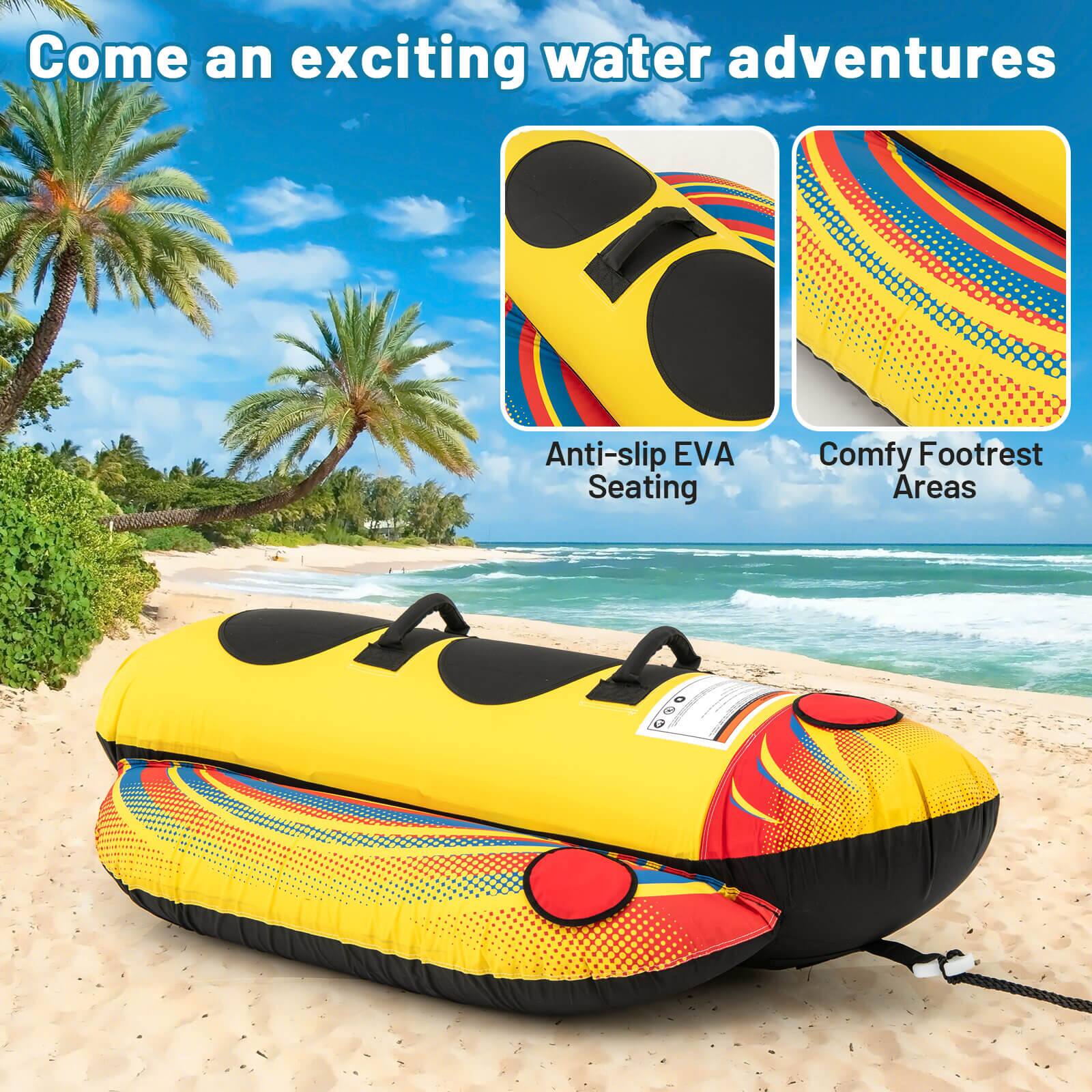 Come an exciting water adventures
Anti-slip EVA Seating
Comfy Footrest Areas