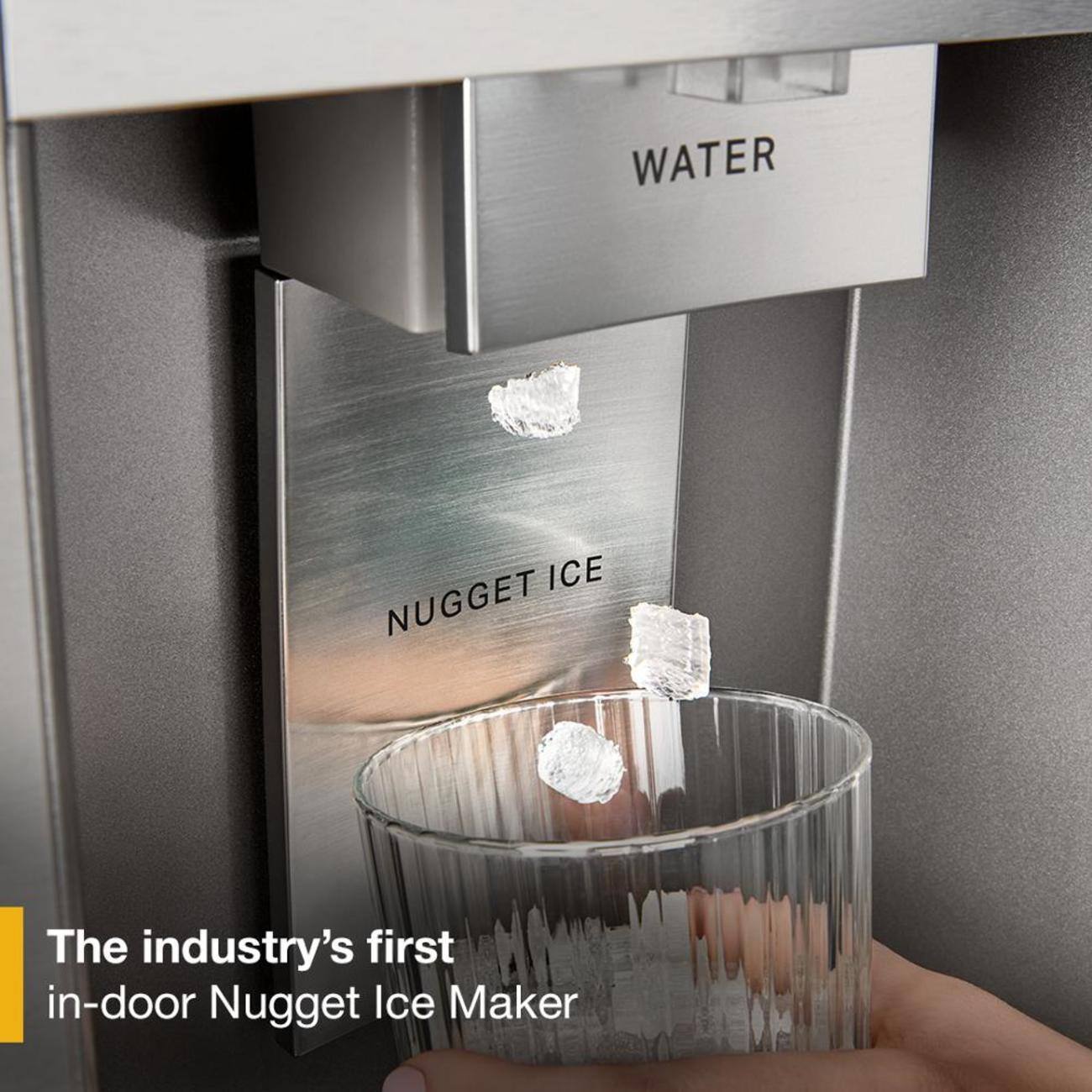 WATER  
ICE NUGGET  
The industry's first in-door Nugget Ice Maker