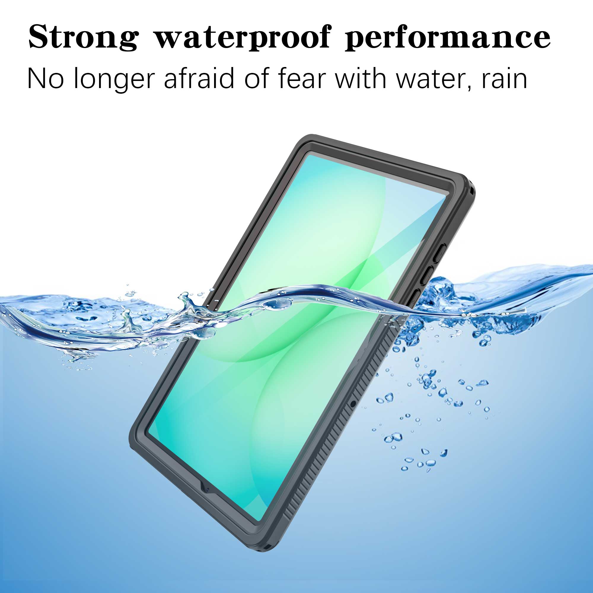 Strong waterproof performance  
No longer afraid of fear with water, rain