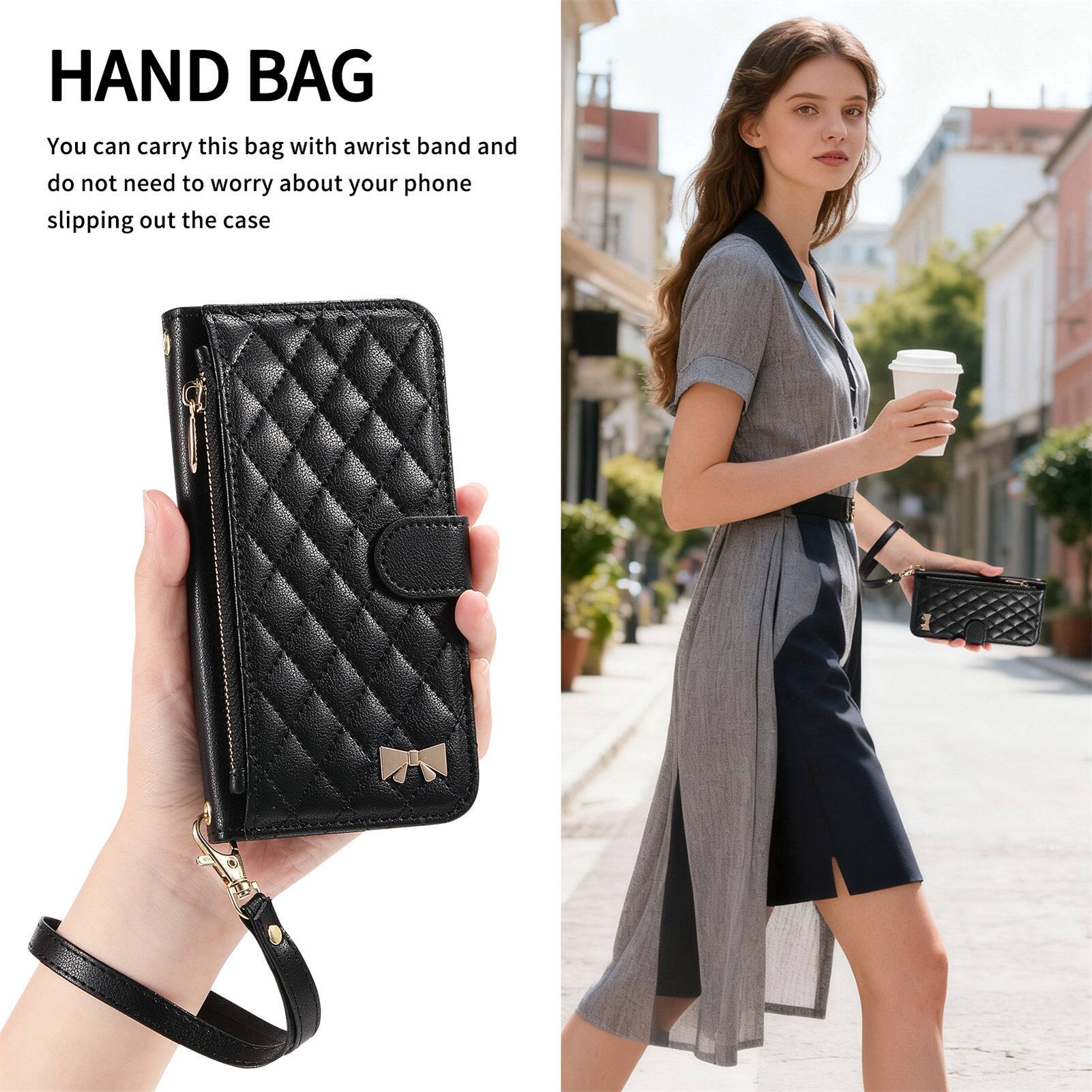 HAND BAG

You can carry this bag with a wrist band and do not need to worry about your phone slipping out the case.
