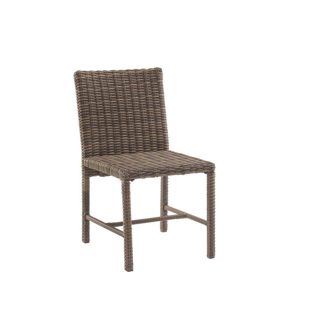 Alt View 2. Crosley Furniture - Bradenton 2Pc Wicker Outdoor Dining Chair Set - 2 Dining Chairs - Navy.