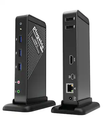 DOCKING plugable USB-C STATION HDMI I USB-C 5 O-E-O DC20V