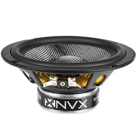 Alt View 3. NVX - XSP65KIT 200W RMS X-Series 6.5" 2-Way Component Speakers (Pair) - Black.