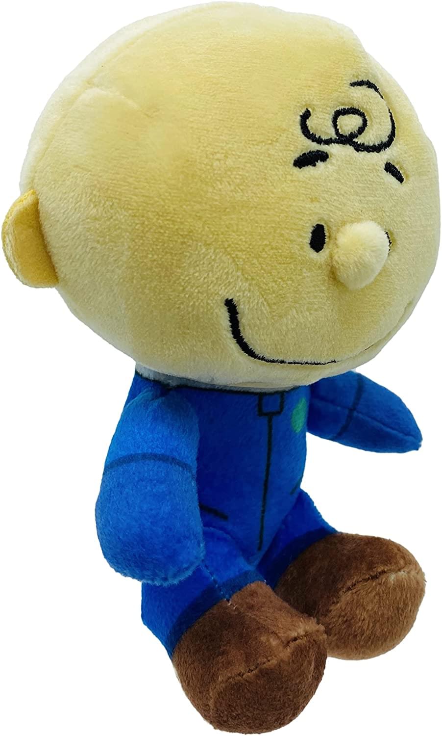 Alt View 1. JINX - Snoopy in Space Charlie Brown Blue Astronaut Suit 5.5 Inch Plush - Blue.