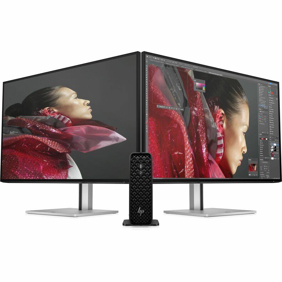 Alt View 4. HP - HP Z2 Mini G1i Workstation - Intel Core Ultra 9 285 - 32 GB - 1 TB SSD - Mini PC - Black - Intel W880 Chip - Windows 11 - Black.