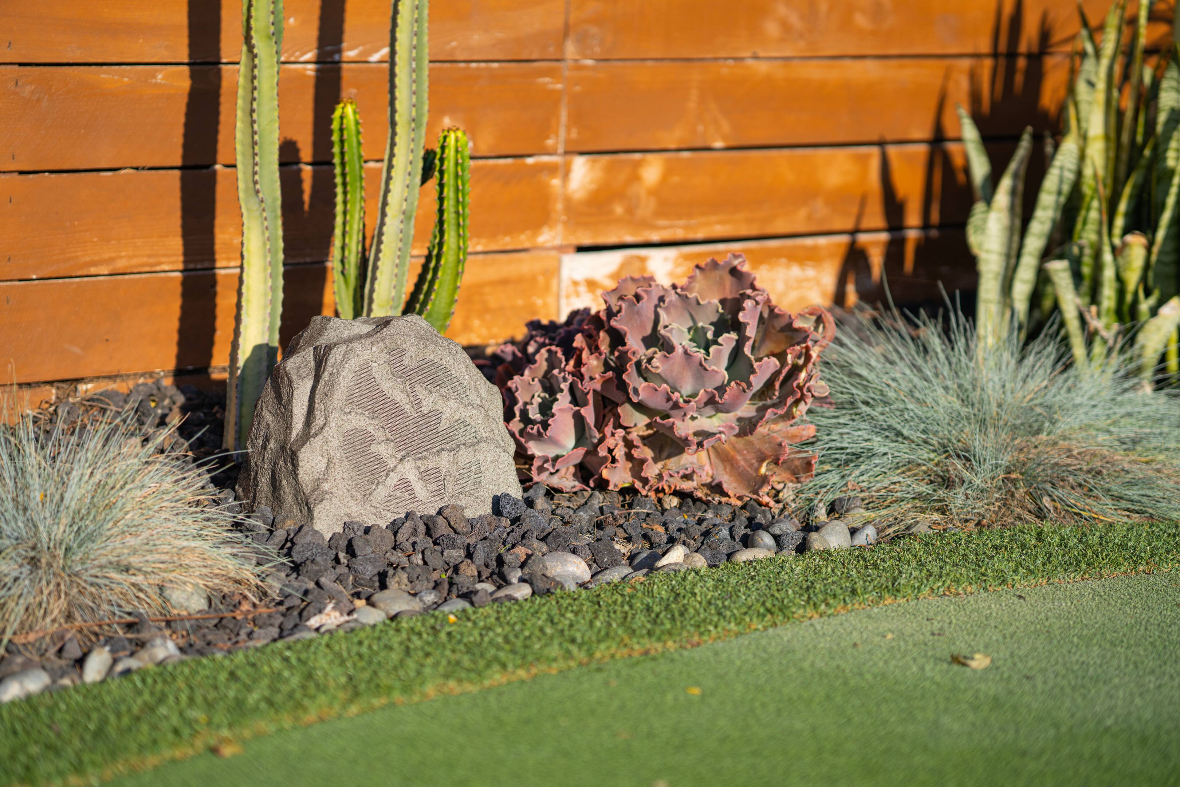 Alt View 18. Sonance - RK63 - Rocks  6-1/2" 2-Way Outdoor Speakers (Pair) - Granite.