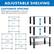 ADJUSTABLE SHELVING
CUSTOMIZE SPACING
Shelf segments separate, so you can adjust the spacing for your devices.
7.25" 11" 11" 11" 11" 7.25" 11" 11" 7.25"