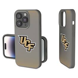 Keyscaper - NCAA - UCF Knights Linen Logo iPhone Soft Touch Case - 14 - Gray