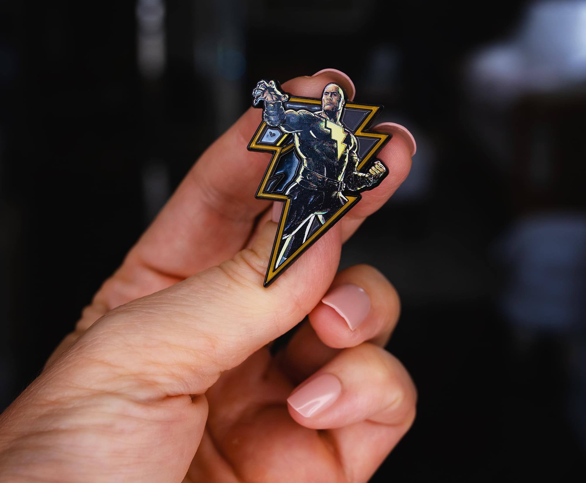 Alt View 10. SalesOne LLC - DC Comics Black Adam Limited Edition Enamel Pin | Toynk Exclusive - Black.