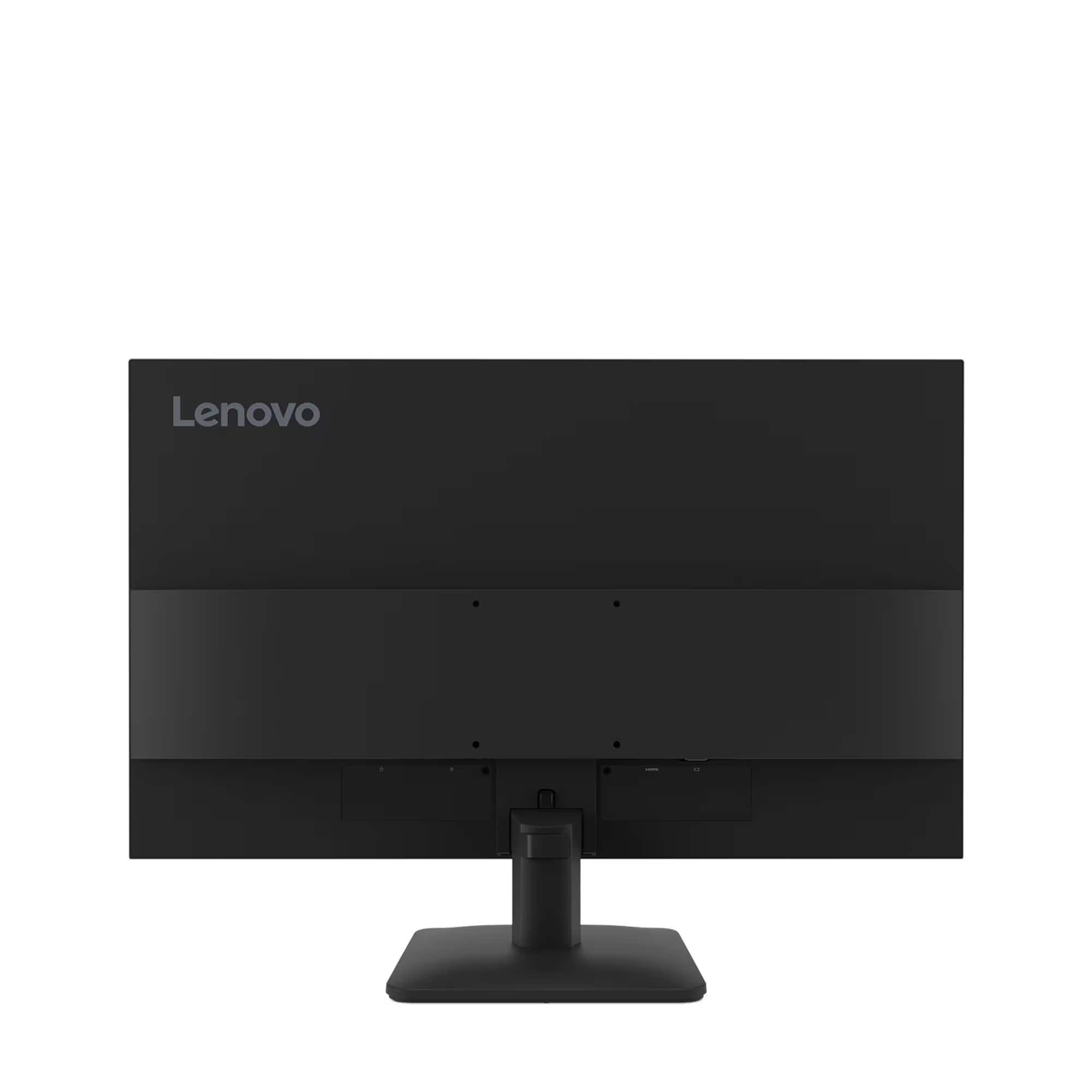 Back. Lenovo - ThinkVision 27" IPS LED FHD 48Hz - 100hz Monitor (HDMI, VGA) - Raven Black.
