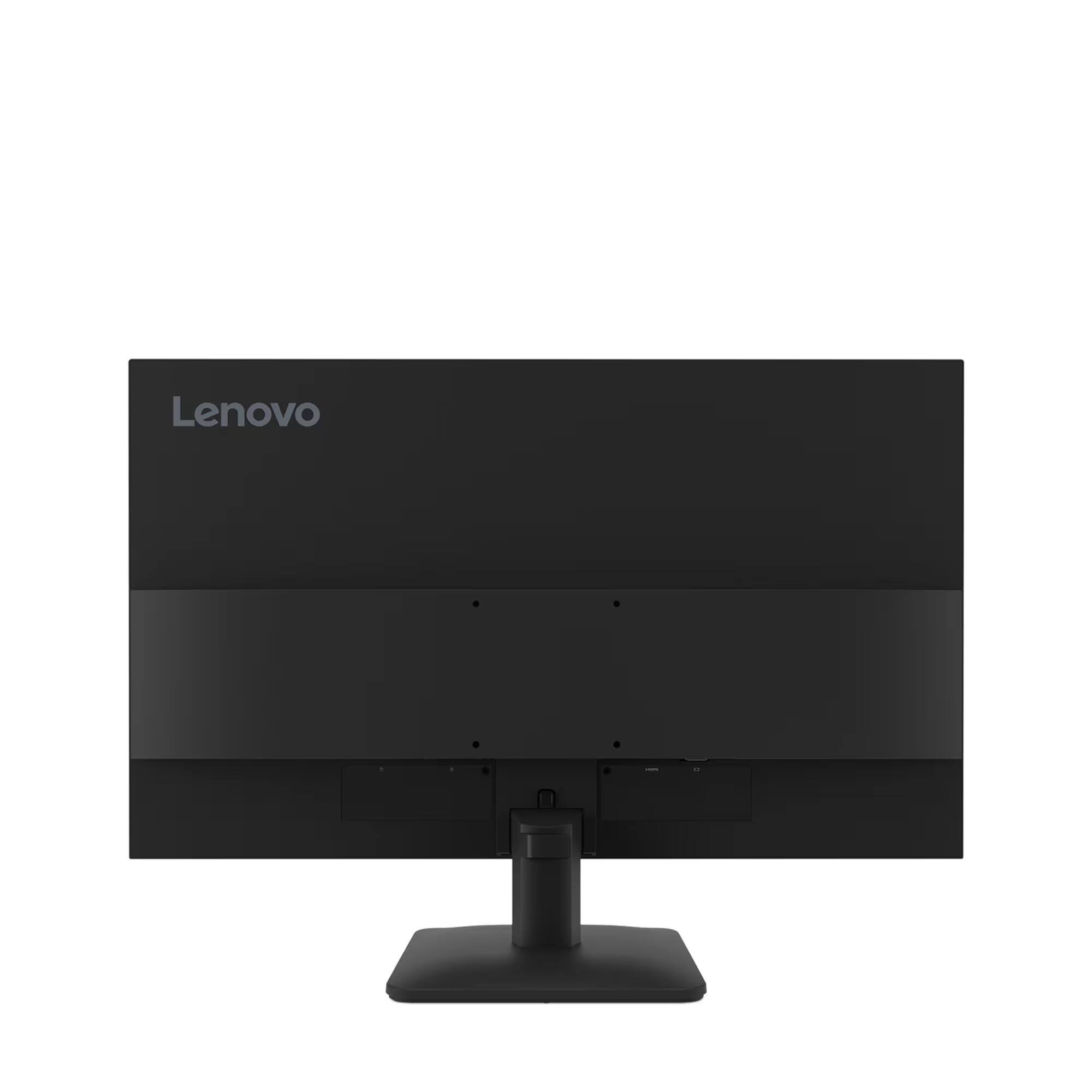 Back. Lenovo - ThinkVision 27" IPS LED FHD 48Hz - 100hz Monitor (HDMI, VGA) - Raven Black.