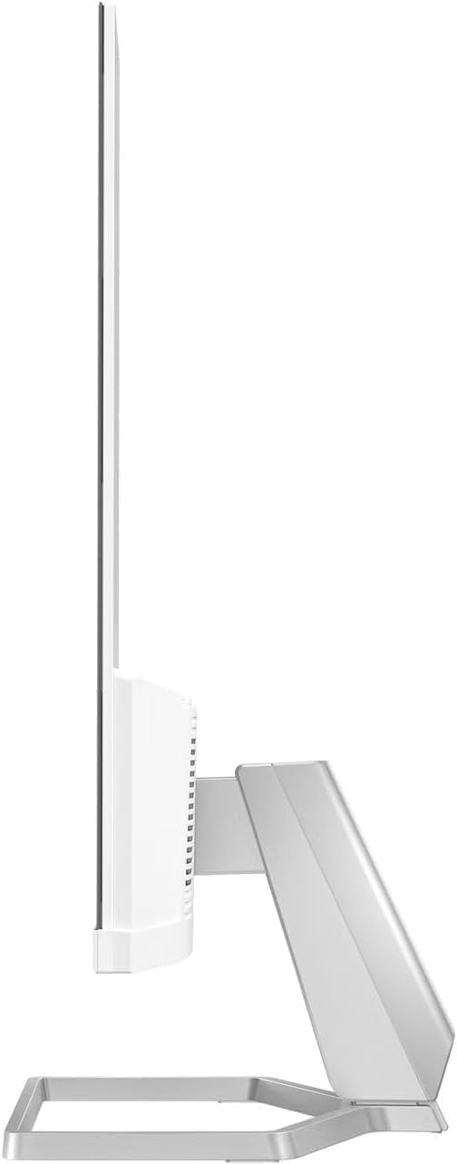 Alt View 1. HP - HP Series 5 524sa 24" FHD Monitor, Flicker Free, Anti-Glare, Low Blue Light & DKZ Hub, White/Silver (94C36AA#ABA) - Black.