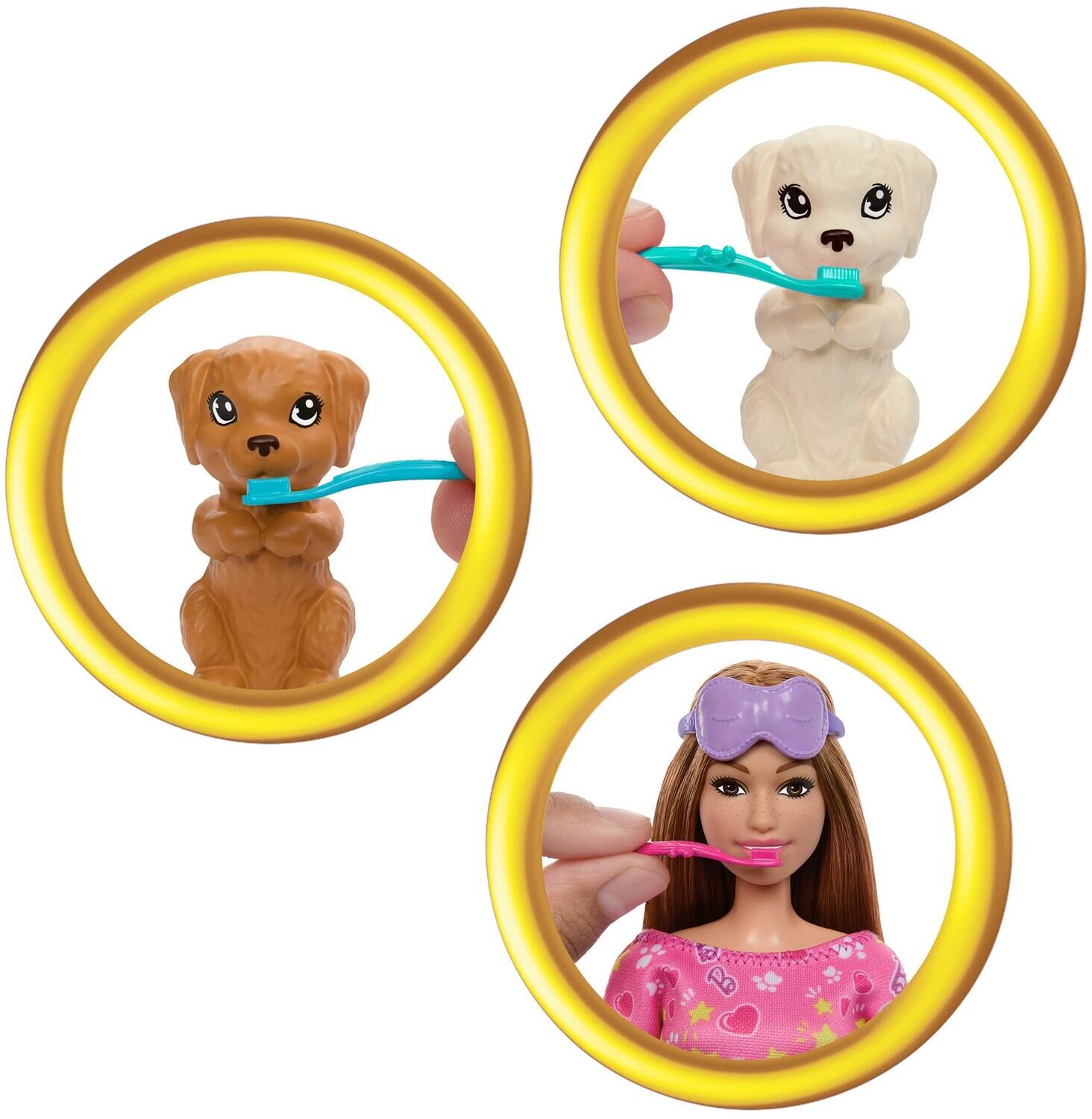 Alt View 4. Mattel - Barbie Doll & Puppy Slumber Party Playset   - COLLECTIBLES - Multicolor.