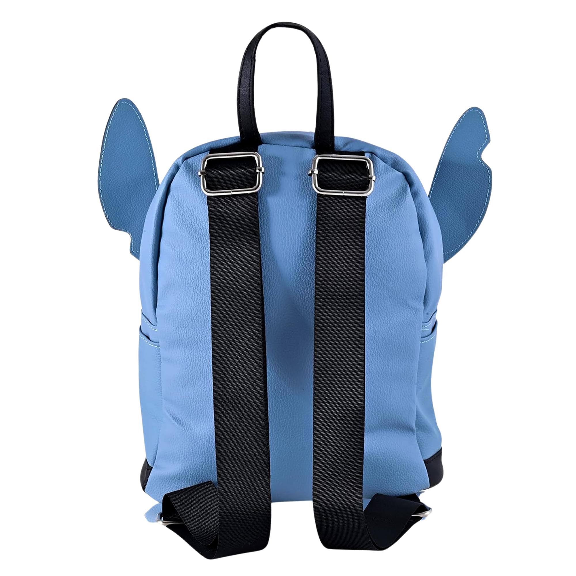 Alt View 10. Disney - Disney Lilo & Stitch Stitch with Pizza 10 Inch Mini Backpack - Blue.