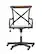 Alt View 14. Linon Home Décor - Hammond Rustic Bentwood Office Chair With Arms - Beige.