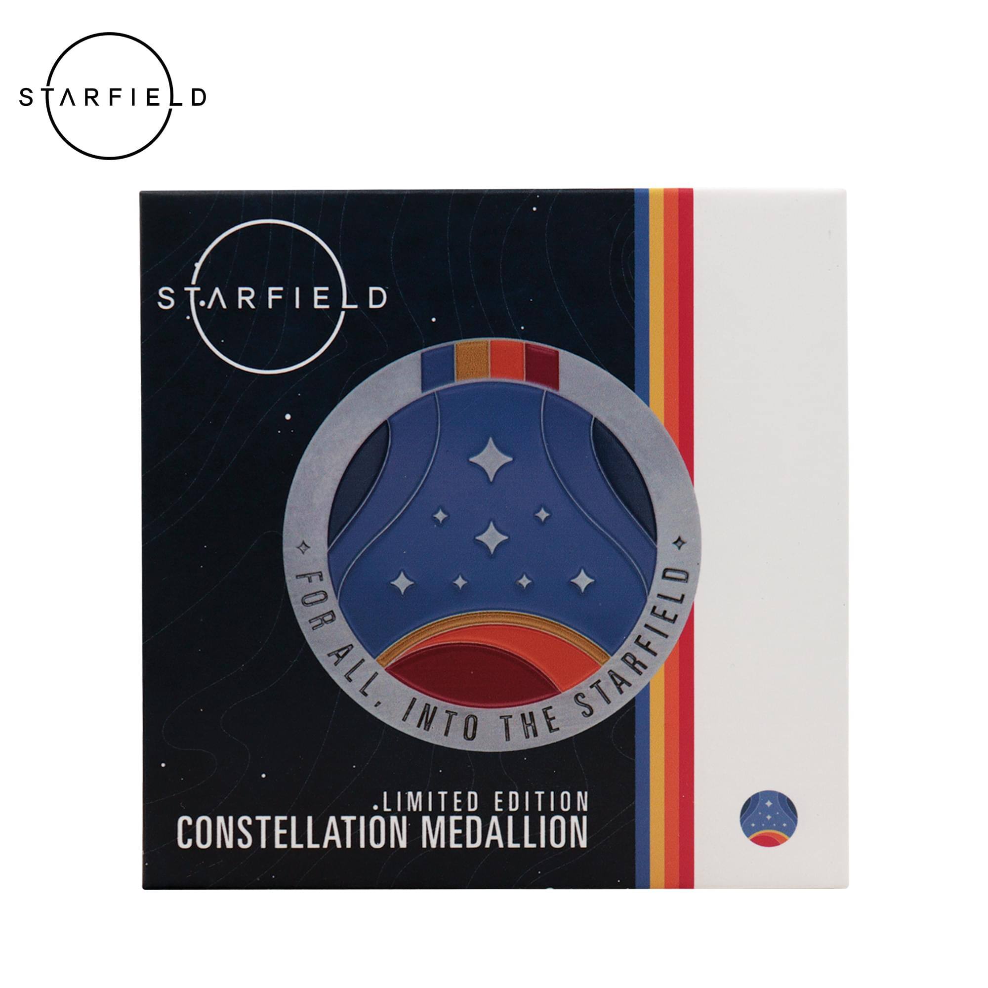 STARFIELD  
STARFIELD  
FOR ALL, INTO THE STARFIELD  
LIMITED EDITION  
CONSTELLATION MEDALLION