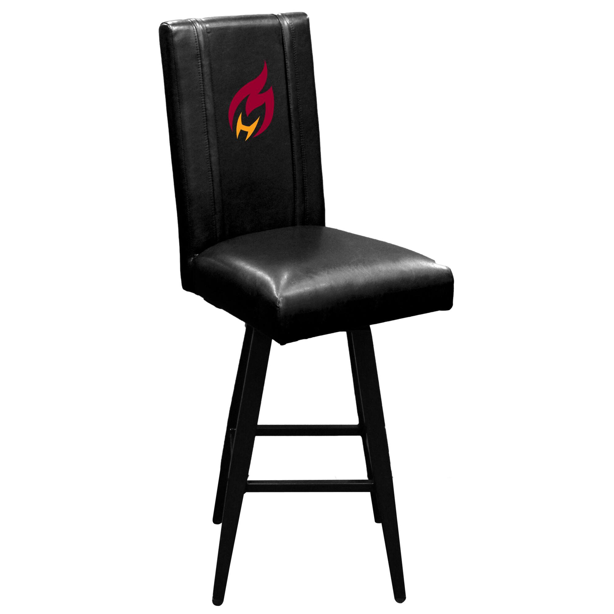DreamSeat - Heat Check Gaming Logo Swivel Bar Stool 2000 - Black
