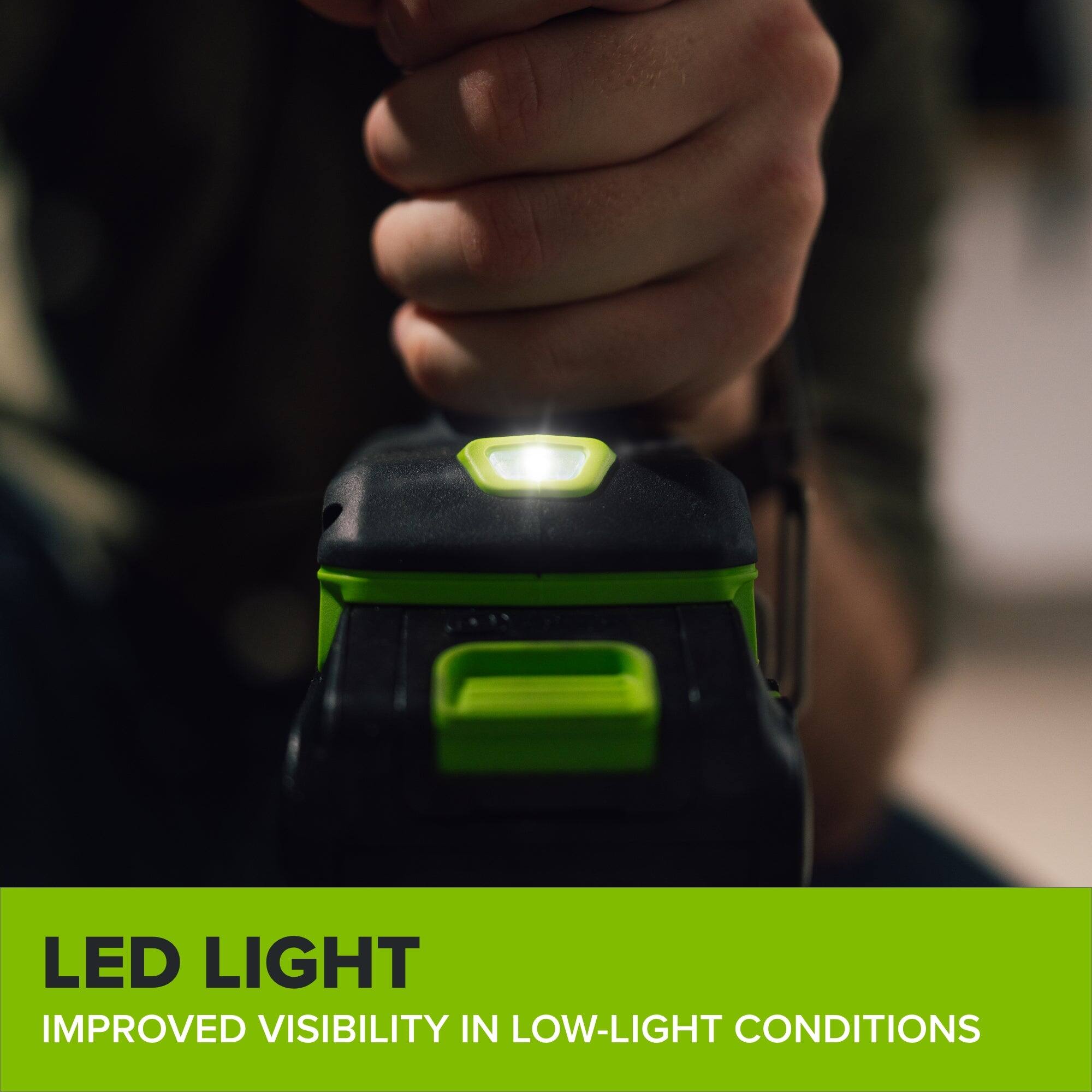 LED LIGHT  
IMPROVED VISIBILITY IN LOW-LIGHT CONDITIONS