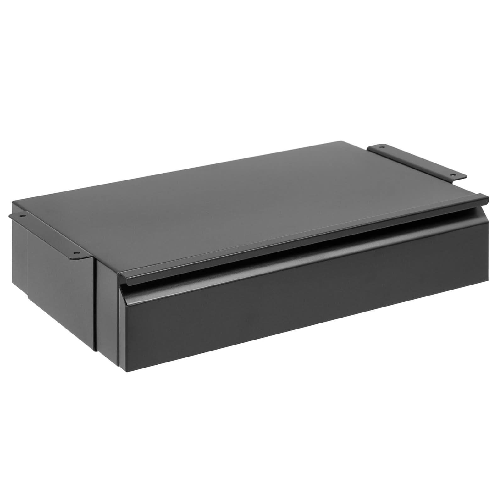 Alt View 5. Mount-It! - Under Desk Pull-Out Drawer Kit – Smooth Slide Storage for Desk Organizatio, Black - Black.