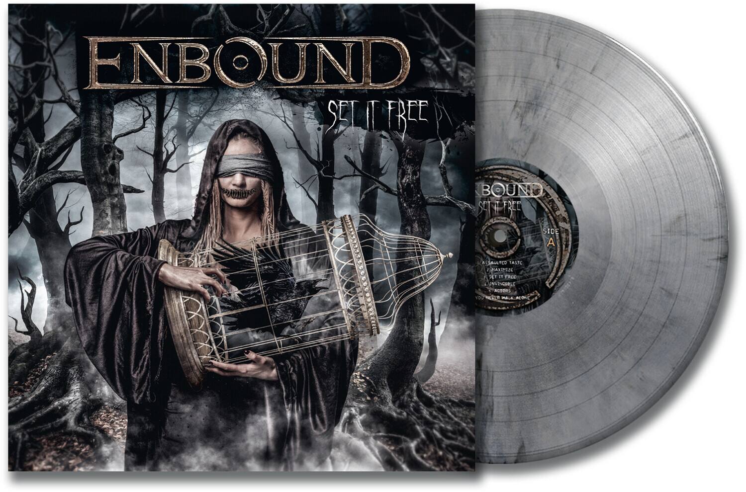 Enbound Set It Free Silver/Black Marble VINYL LP - Best Buy