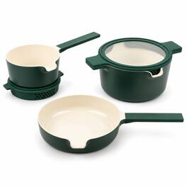 Alva - Neat 5-Piece Nesting Cookware Set - Green