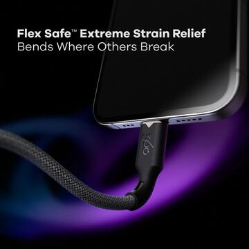 Flex Safe™ Extreme Strain Relief  
Bends Where Others Break