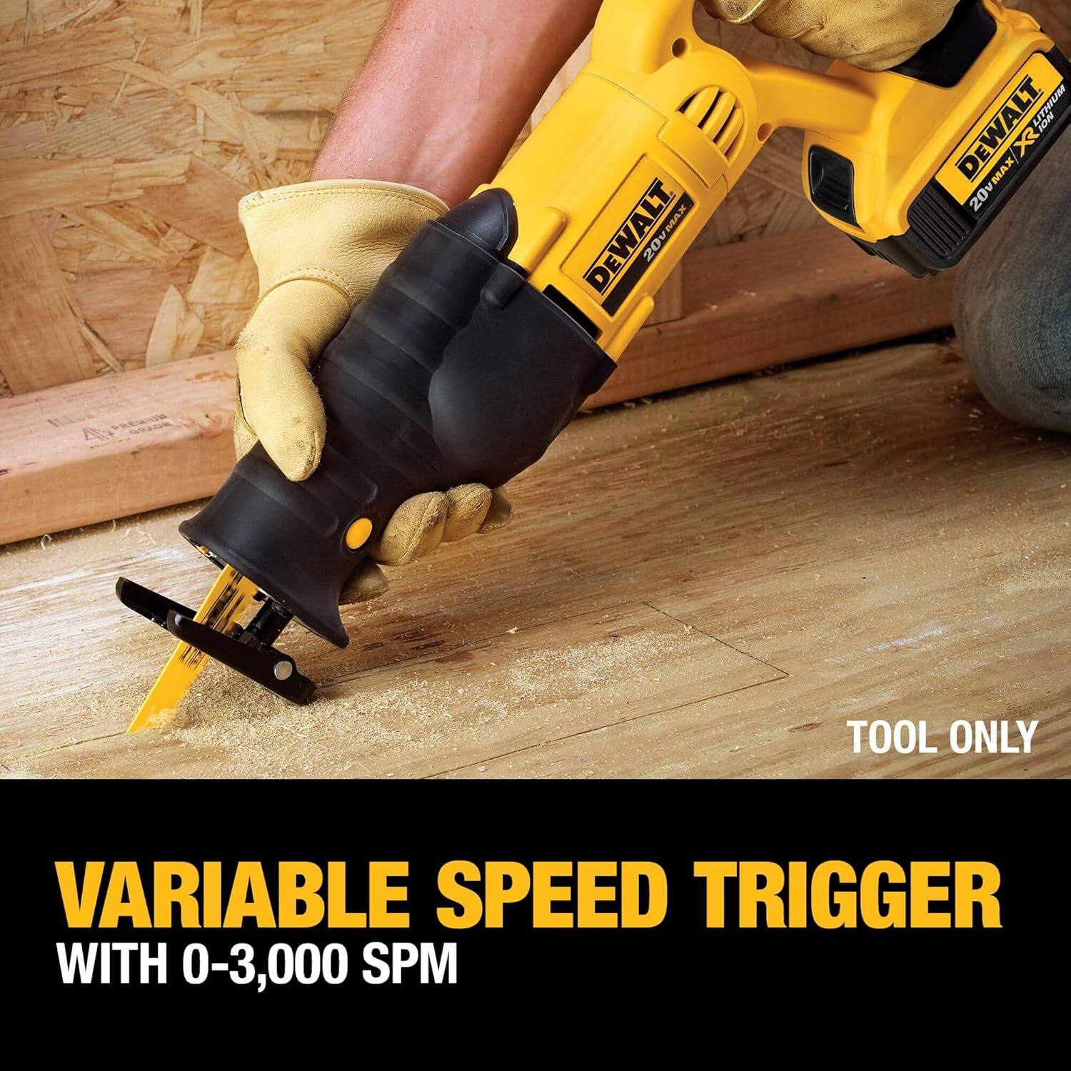 20V MAX DEWALT 20V MAX DEWALT RIU10X 20V MAX 20V TOOL ONLY VARIABLE SPEED TRIGGER WITH 0-3,000 SPM