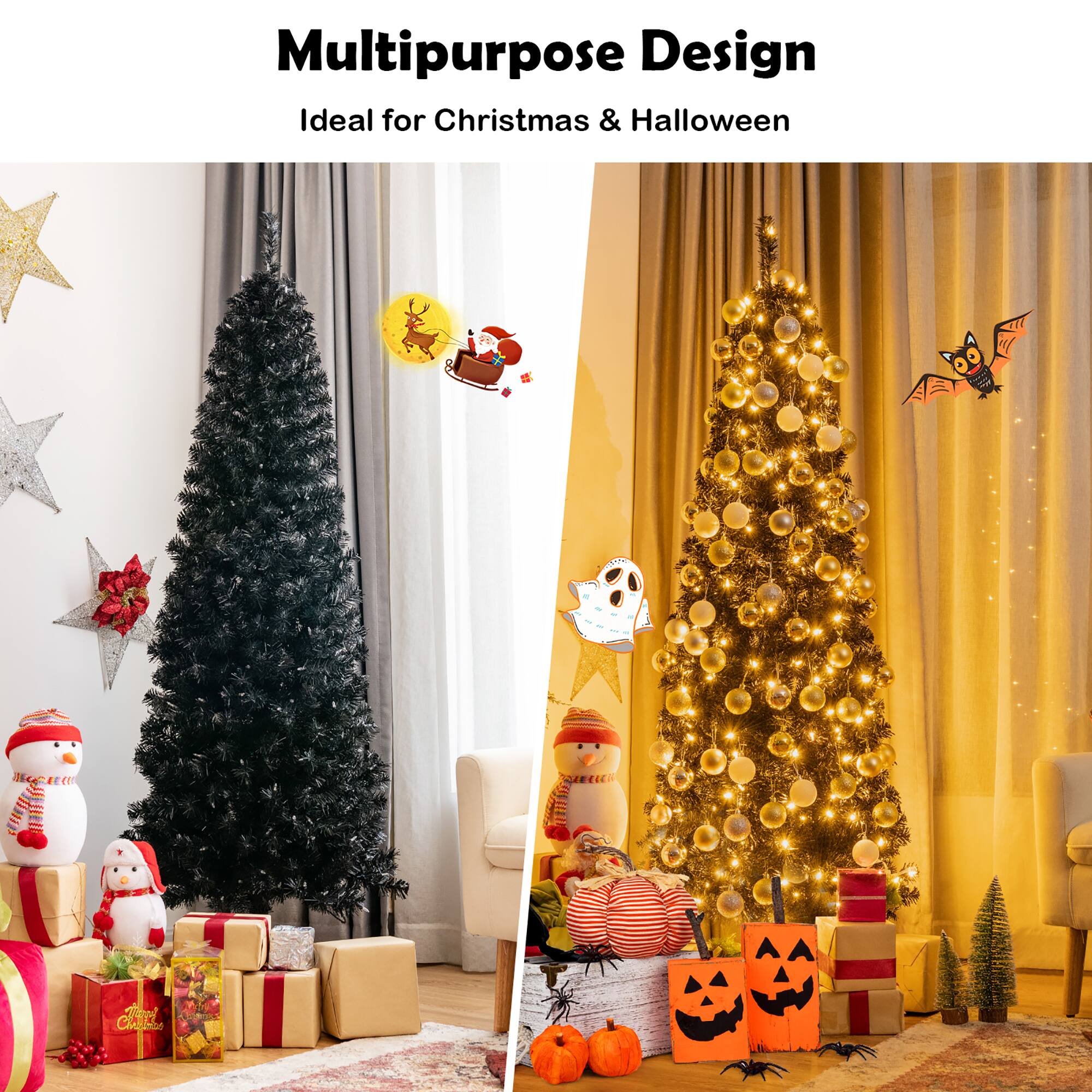 Multipurpose Design Ideal for Christmas & Halloween