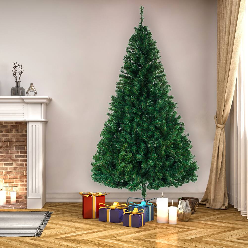 Alt View 5. Winado - Christmas Tree 8 FT Artificial Spruce For Holiday Decorations with Stand - Green.