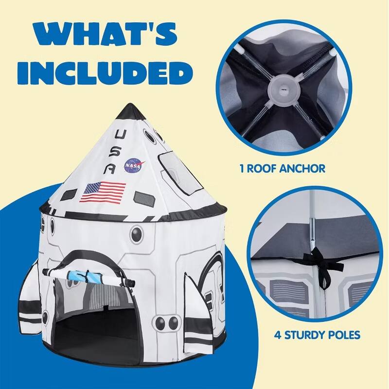 WHAT'S INCLUDED

1 ROOF ANCHOR

4 STURDY POLES