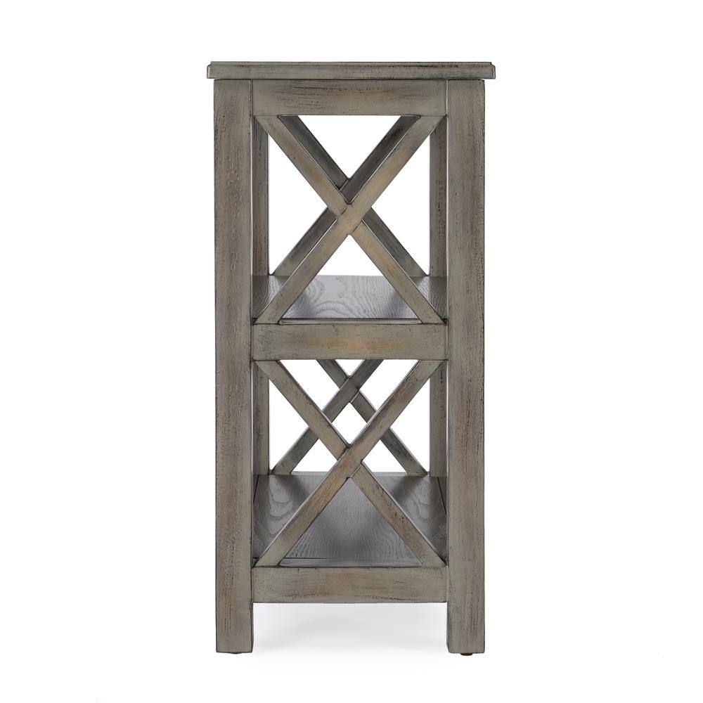 Left. Butler Specialty - Vance 2 Shelf 22"W Bookcase - Light Brown.
