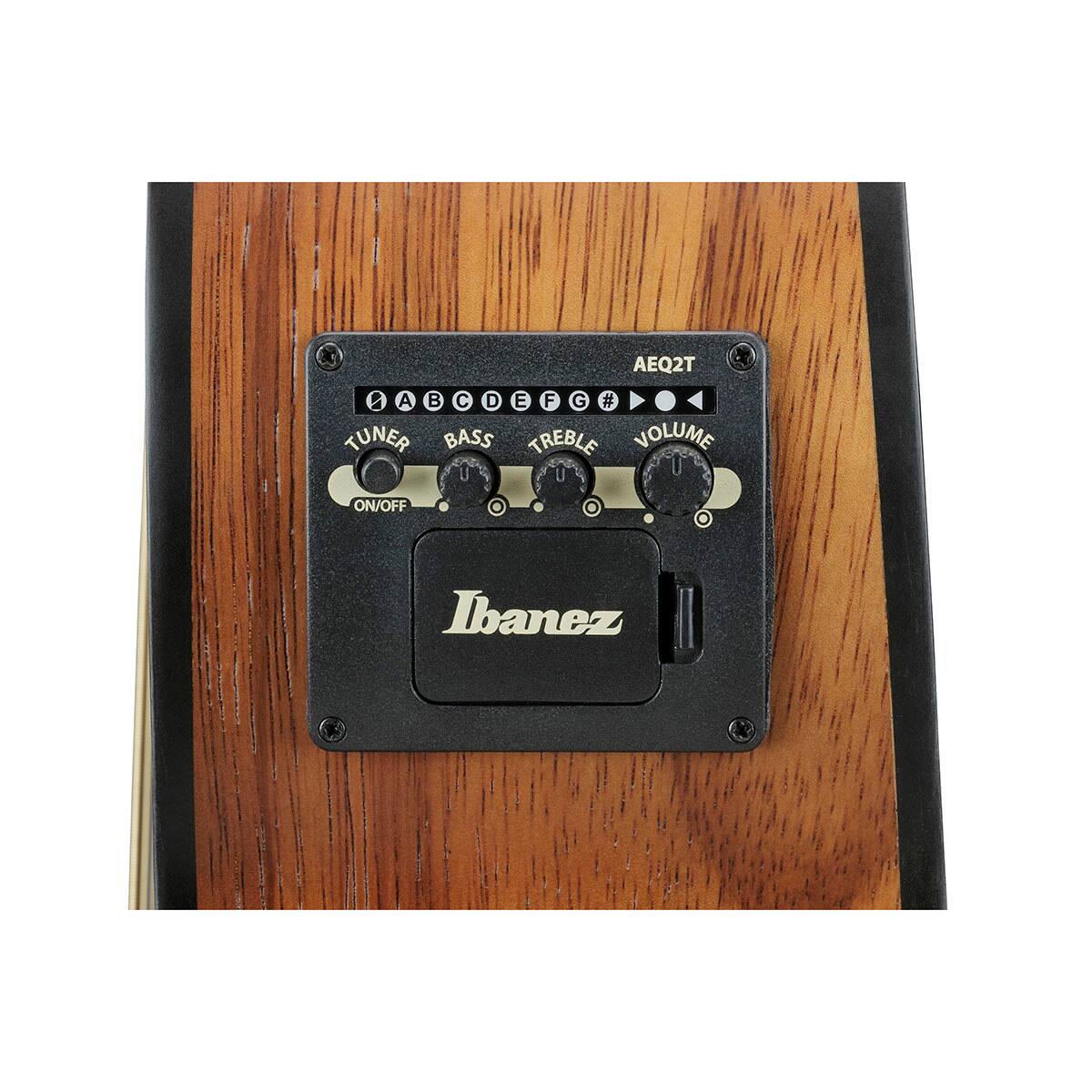 AEQ2T  
A B C D E F G #  
TUNER BASS TREBLE VOLUME ON/OFF  
Ibanez