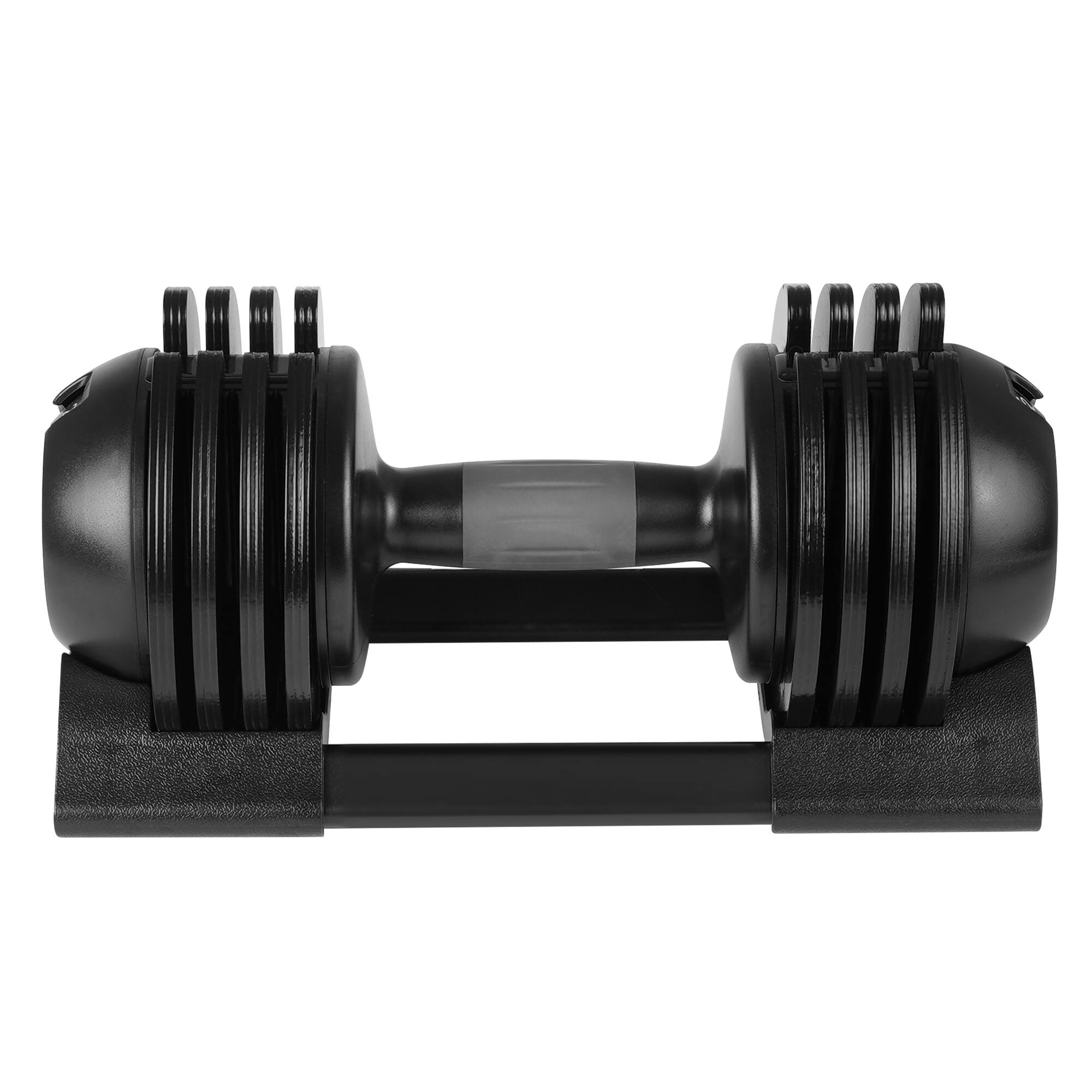 Back. ELEMENT ACE - Adjustable Dumbbell 22LBS - Strength Training for Home Gym Workouts - Black.