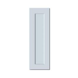 Boyel Living - 12in.W x0.75in.D x36in.H Dove WALL CABINET Fully assembled Cabinet With One Glass Door - Gray