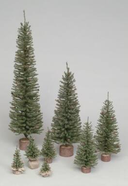Vickerman - 48" Carmel Pine Tree 432 Tips Wood Base - C803948 - Green