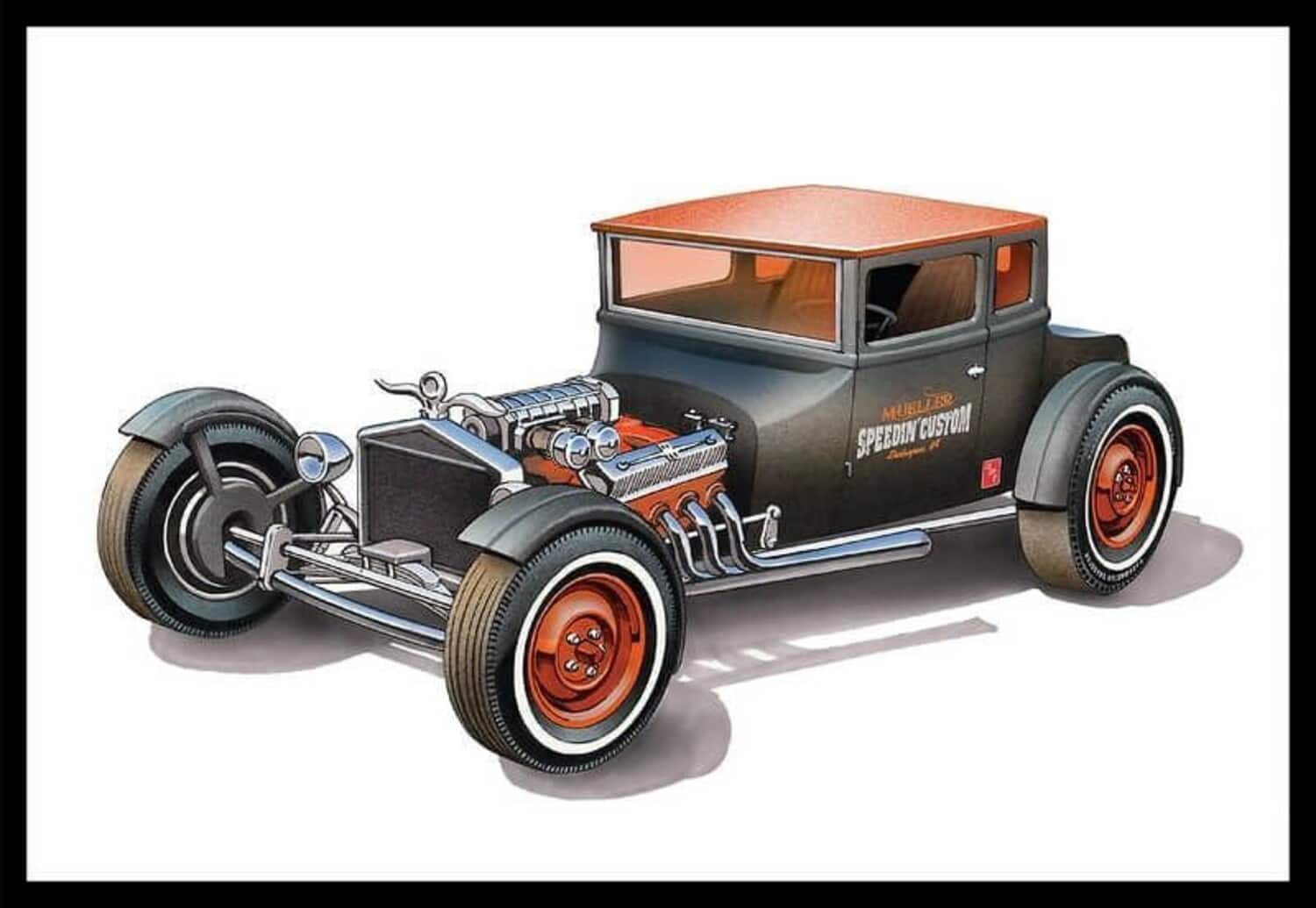 PopMarket - AMT 1925 Ford T Chopped 1/25 Scale Model Kit - COLLECTIBLES - Multicolor price history on PriceWatchPro