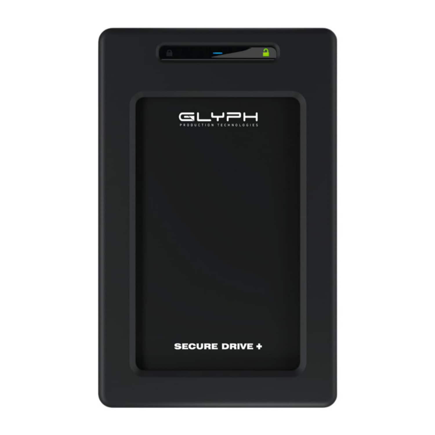 Glyph - SecureDrive Plus 2TB Encrypted Black Solid State Drive with Bluetooth