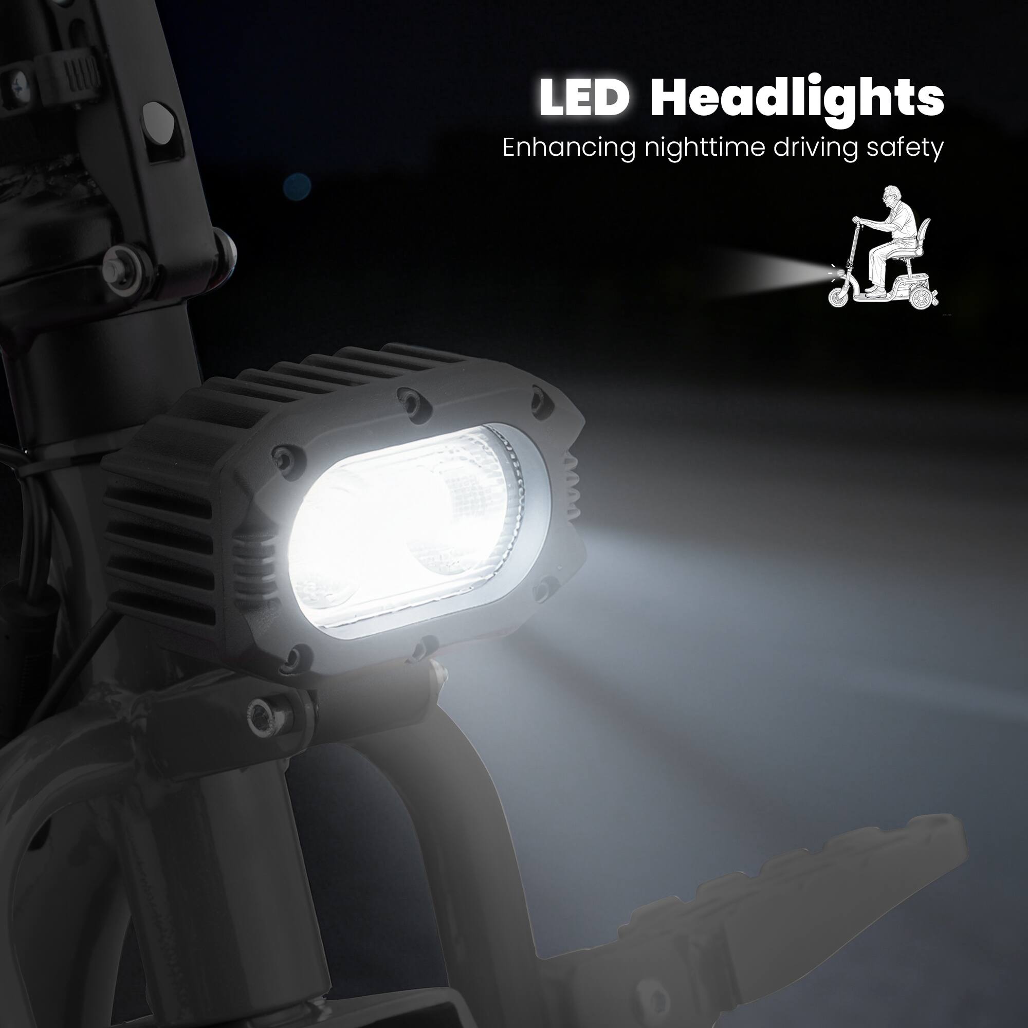 LED Headlights  
Enhancing nighttime driving safety