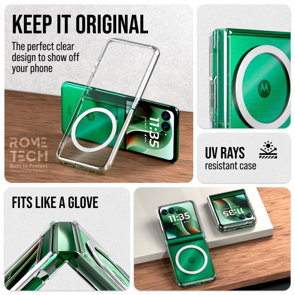 KEEP IT ORIGINAL  
The perfect clear design to show off your phone  

JZOJ M ROVE  
11:35  

TECH  
Built to Protect  
Designed to Perform  

UV RAYS resistant case  

FITS LIKE A GLOVE