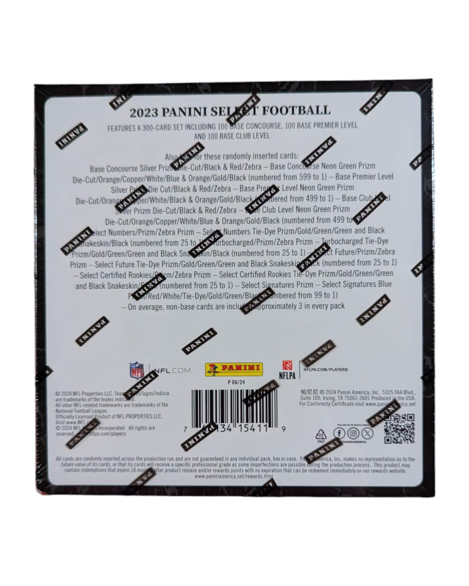 Panini 2023 Select Football Mega Box (Black & Red Prizm's) - Best Buy