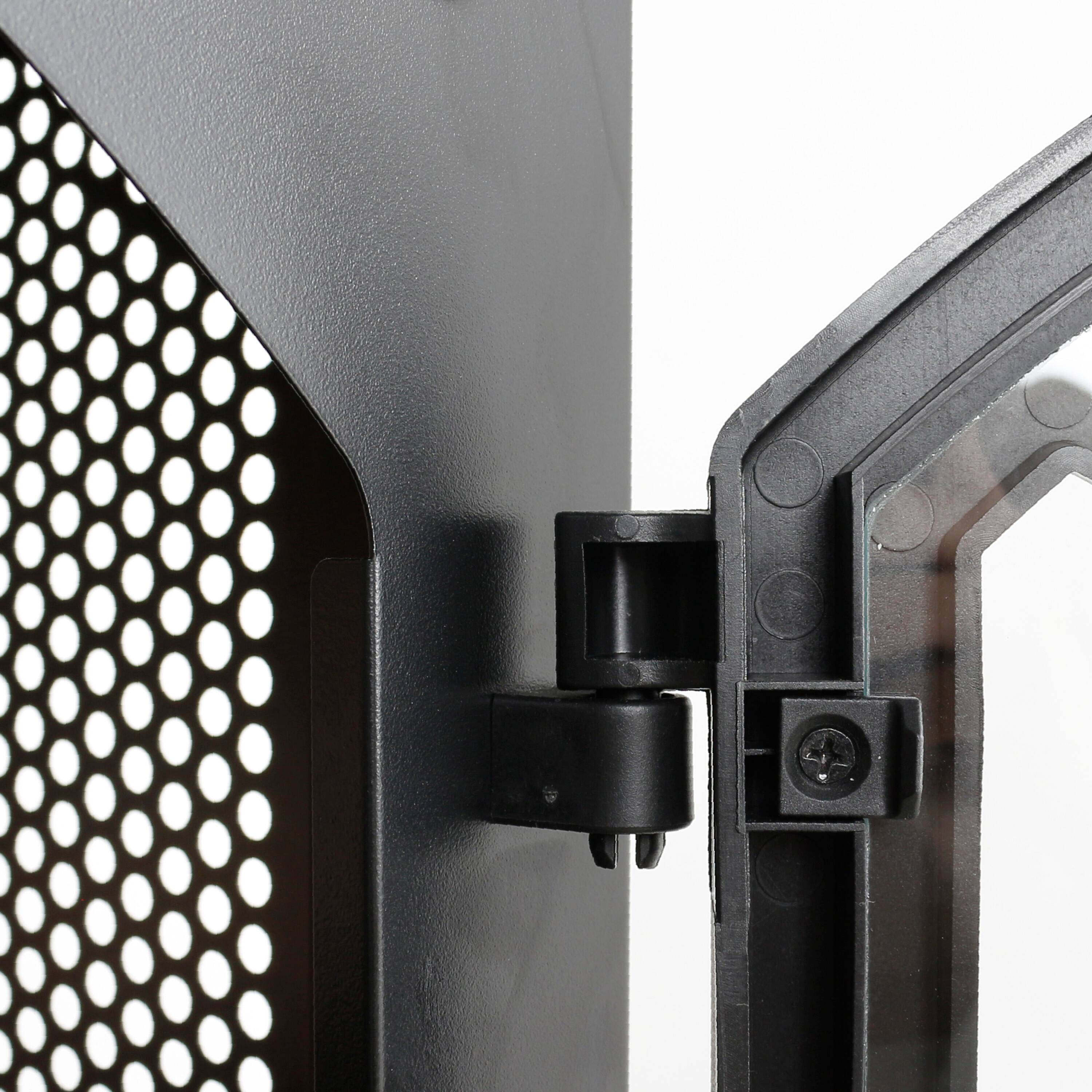 Alt View 6. GOODSILO - 24"" Electric Infrared Quartz Fireplace Stove with Remote - Freestanding Design - Antique Black.