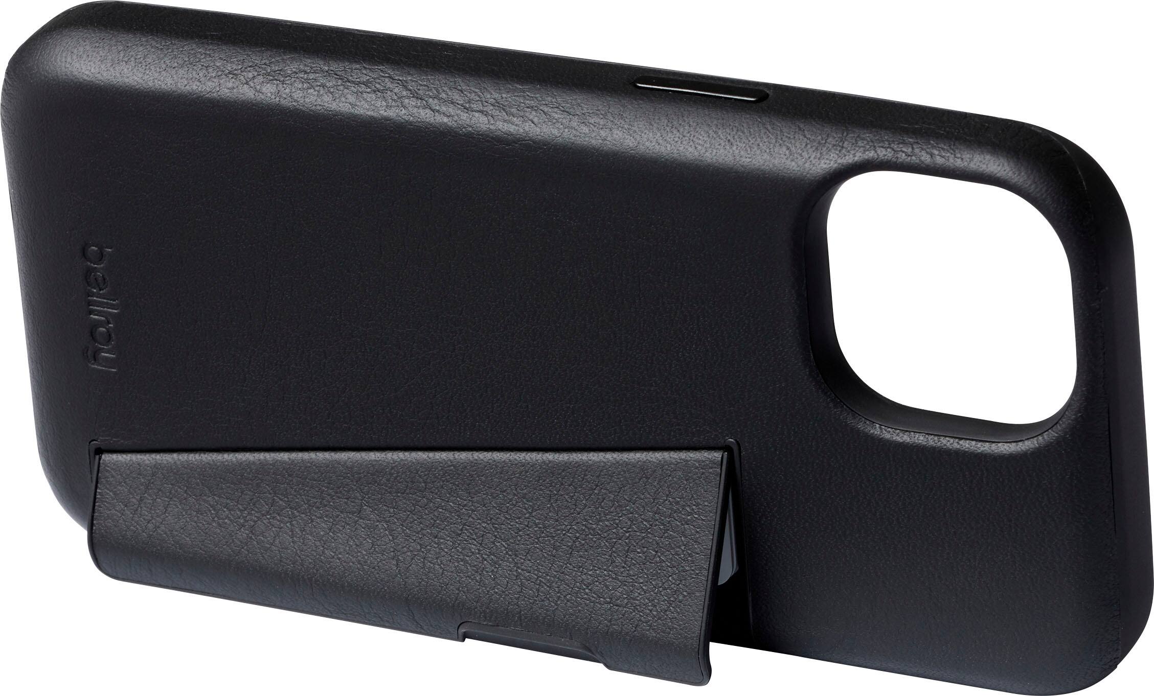 Alt View 1. Bellroy - iPhone 15 Leather Phone Case - 3 Card - Black.