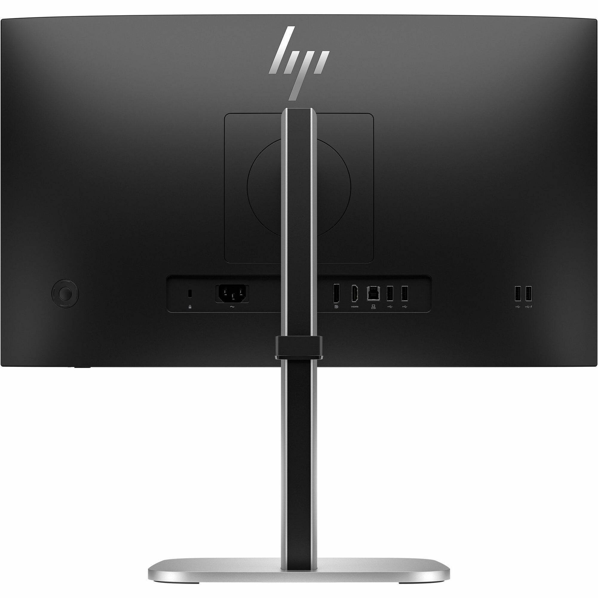 Back. HP - HP 524pf 23.8" Full HD Monitor - Black.