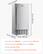 - Item Model Number: HBZB-30N
- Ice Storage Capacity: 18 lbs / 8 kg
- Max Ice Making Capacity: 66 lbs/day
- Noise Level: <65dB(A)
- Net Weight: 60.4 lbs / 27.4 kg
- Ice Shape & Size: Nugget Ice, 0.6" x 0.4" x 0.4" / 15 x 10 x 10 mm
Dimensions:
- Height: 33.5 in / 850 mm
- Width: 16.3 in / 415 mm
- Depth: 15.0 in / 382 mm
- Base Width: 14.4 in / 366 mm